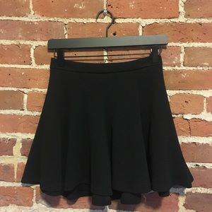 Lush brand black mini skater style skirt